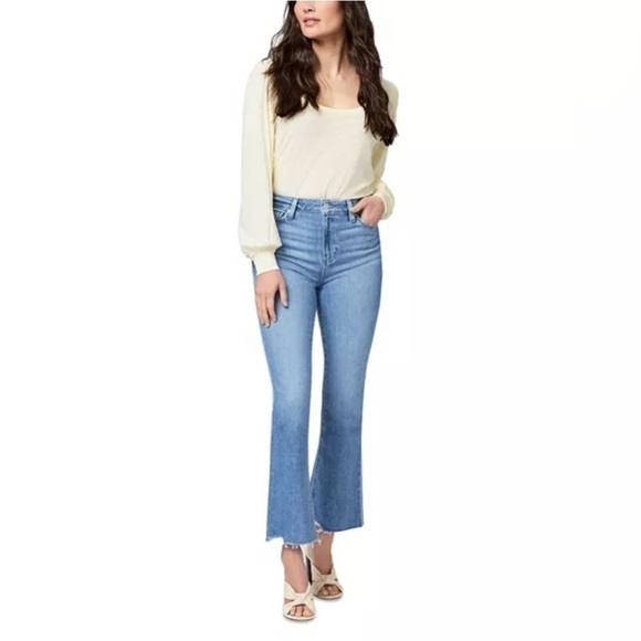 NEW w/TAGS PAIGE Claudine High Rise Ankle Flair Jeans Women's Size 31 - Picture 2 of 13